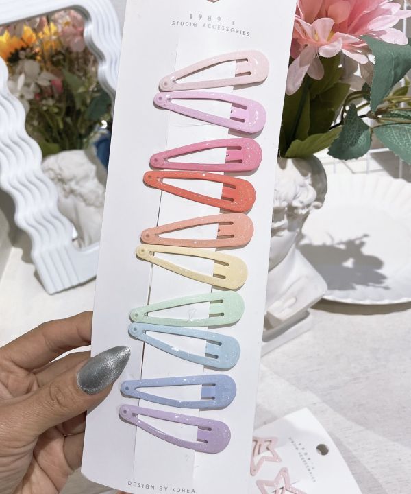 Masala%20Beads%2010PCS%20Colorful%20Hair%20Clips%20Exquisite%20Water%20Drops%20Bangs%20Clips%20Hairpins%20Baby%20Broken%20Hair%20BB%20Clips%20Headwear%20Hair%20Accessories%20-%20Image%202