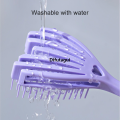 Difutagui Styling scalp cut-out handy heart shaped hair brush 【2025 Version】 portable massage with mirror hair tool travel brush. 