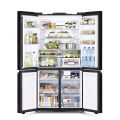 HITACHI R-WB640PPB1 GCK 600 Litres Inverter 4 Doors Convertible French Door Bottom Freezer Refrigerator. 