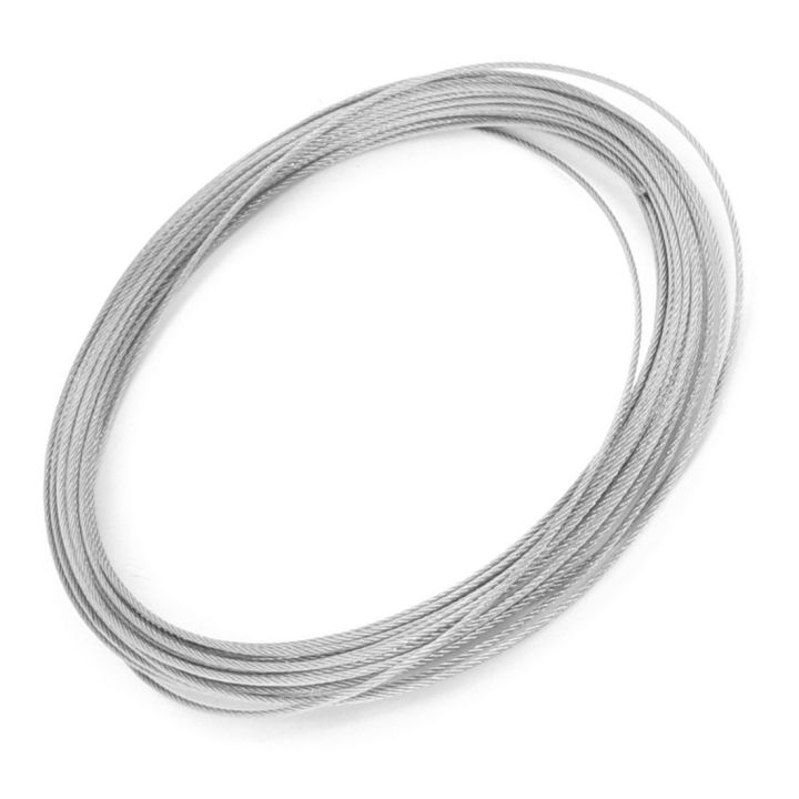 Hoisting%207x7%201.2mm%20Diameter%20Stainless%20Steel%20Flexible%20Wire%20Rope%2032.8Ft%20-%20Image%202