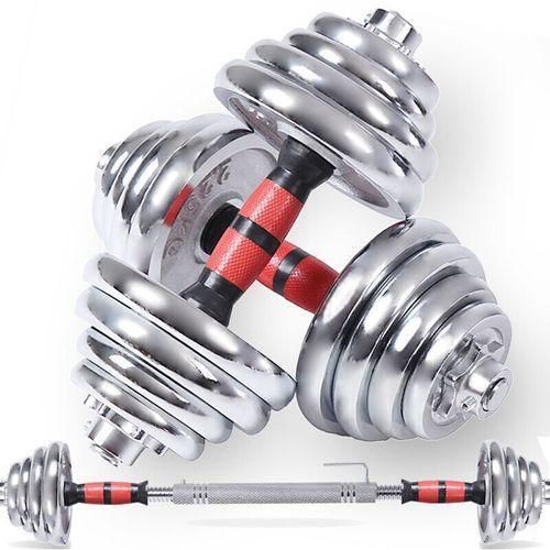 York%20Chrome%20Coated%2020KG%20Adustable%20Dumbbell%20Set%20-%20Image%203