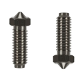 Stainless Steel Nozzels Set Kit 0.4MM Thread Hardened Nozzles High Temperature Pointed Wear Resistant Nozzle Set Kit. 