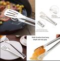 Stainless Steel Kitchen Serving Tong ( Chimpta ) For Grilling ,BBQ and Flip and Fry Stylish Food Tongs Chimta Steel Stainless Steel Food Serving Tong. 