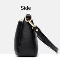 Teacher's Side Bag Simple Black Color Crossbody Bag Office Bag for Women. 