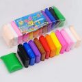 Air Dry Diy Ultra Light Modelling Bouncing Different Color Clay With Tools Set For Kids (Pack Of 24 Pcs). 
