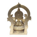 Golden Handmade  God Sarswoti Mata  Brass Statue 25cm. 