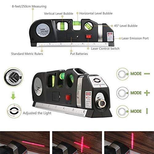 Laser%20Level%20Meter%20Pro%203%20Leveller%20Black%202%20Line%20Measuring%20Tape%20Measurement%20Tool%20Device%20Instrument%20Professional%20Horizontal%20Vertical%20Measure%208FT%20Aligner%20Ruler%20Area%20-%20Image%205