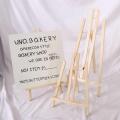 Classroom Adults Wooden Tabletop Exhibition Artist Display Stand Holder Painting Easel Shelf. 
