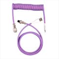 Computer Keyboard Accessories 3 Meter Port Braided Thread Mechanical Keyboard Cable Type C Cable Mechanical Keyboard Wire Keyboard Coiled Cable. 