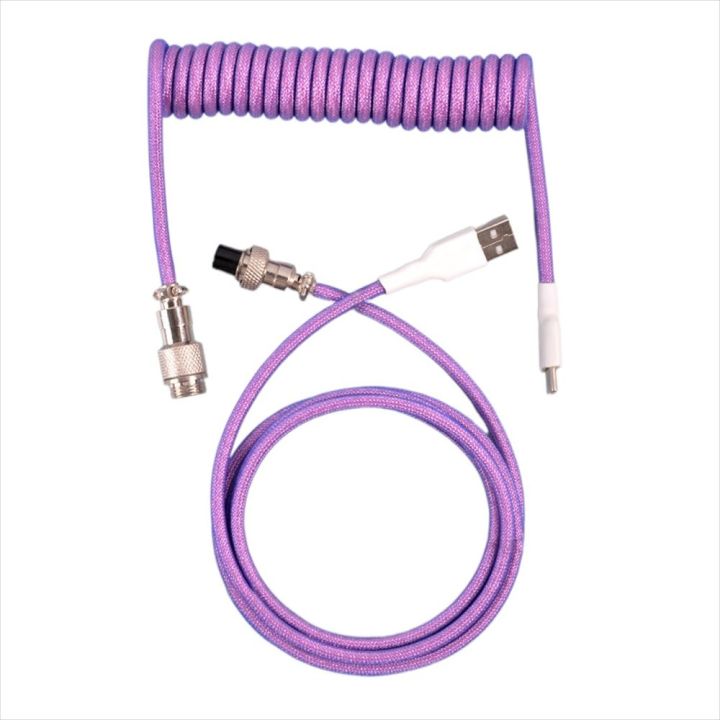 Computer%20Keyboard%20Accessories%203%20Meter%20Port%20Braided%20Thread%20Mechanical%20Keyboard%20Cable%20Type%20C%20Cable%20Mechanical%20Keyboard%20Wire%20Keyboard%20Coiled%20Cable%20-%20Image%205