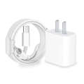 Compatible with 15/16 Apple Charger 20W Fast iPad Tablet Air 4th Gen Dual Type-C Charging Head Set. 