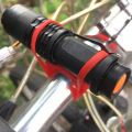 2025 NEW Durable Factory Price 5Pcs Quality High Silicone Elastic Strap Bicycle Torch Flashlight Handle Bar Holder Mount Universal. 