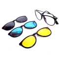 3 In 1 Magnetic Sunglasses (Unisex). 