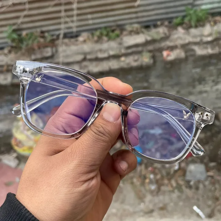 100%20%25%20Blue%20Ray%20Cut,%20Uv%20Protected,%20Anti%20Scratch%20Eye%20Glasses%20For%20Men%20And%20Women%20-%20Transparent%20Lens%20%7C%20Fashion%20Square%20Frame%20Unisex%20Eye%20Glasses%20-%20Image%202