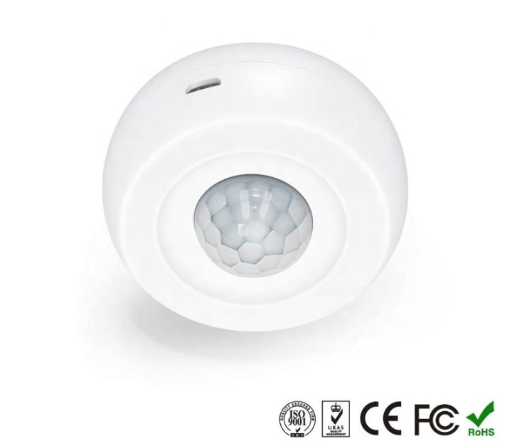 Tuya Smart WIFI PIR Motion Sensor 360 degree Ceiling Infrared Detector PIR Movement Sensor Suitable for Sense Linkage Tuya Lamp