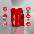 Stainless Steel Vacuum Insulated Hot Cold Travel Coffee Mug With Lid 400ML - Red. 