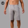 Wraon Grey Solid Premium Cotton Plain Half Pant For Men - Fashion | Half Pants For Men | Men's Wear | Cotton Pants |. 