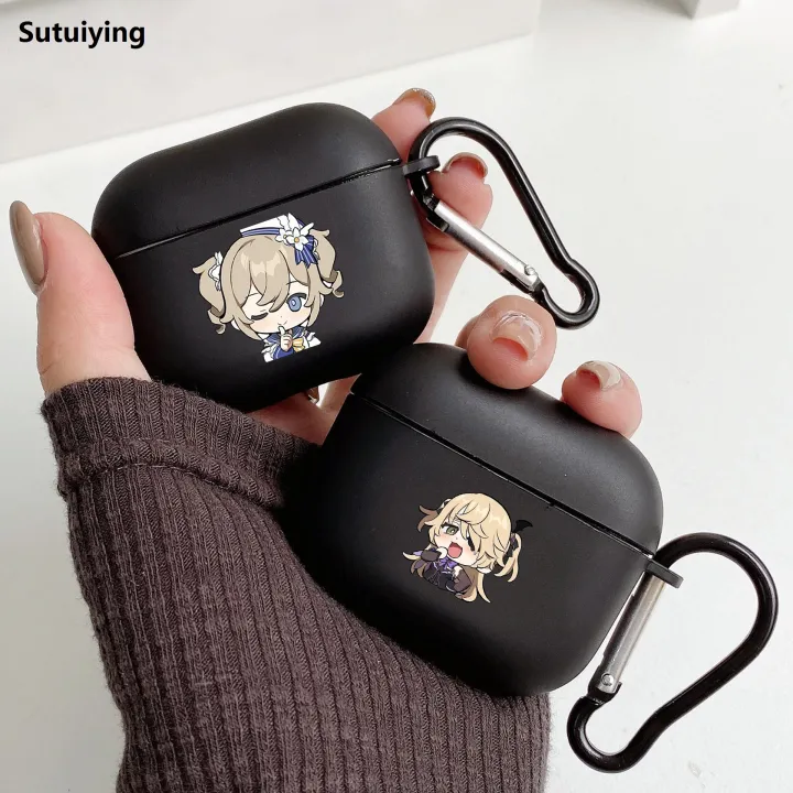 Sutuiying%20Genshin%20Impact%20Anime%20Cartoon%20With%20Hook%20Case%20For%20AirPods%202%203%201%20Cases%20For%20Apple%20AirPods%20Pro%202%20Coque%20Black%20TPU%20Soft%20Earphone%20Cover%20-%20Image%202