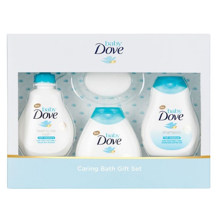 Baby Dove Caring Baby Bath Gift Set