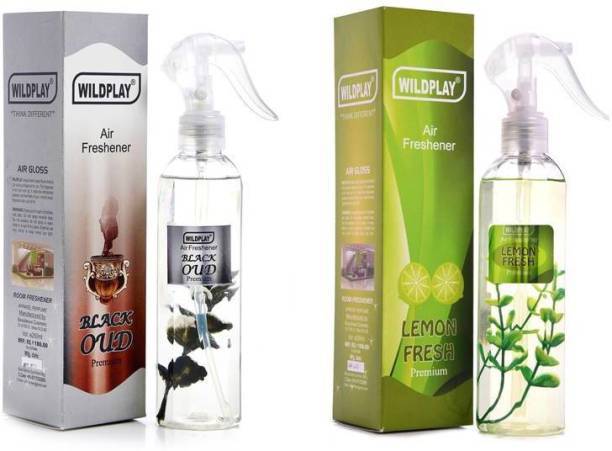 WILDPLAY Black OUD and Lemon Air freshener