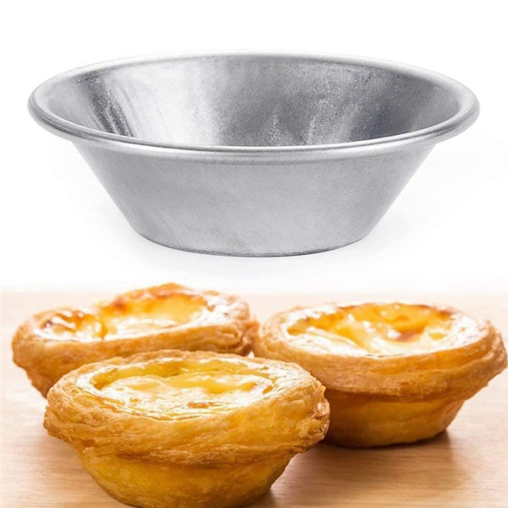 25%20Pack%20Egg%20Tart%20Mold%20Egg%20Tart%20Cup%20Egg%20Tart%20Base,%20Round%20Resuable%20Nonstick%20(Aluminum)%20Easy%20to%20Use%20Silver%20-%20Image%205