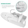 Kqueebee Ironing Board Holder Wall Mount Electric Iron Hanger Ironing Board Rack Ironing Board Storage Organizer White. 