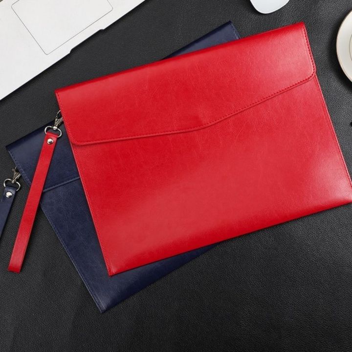 Classic 33*24cm Waterproof Paper Organizer Contract Holders Briefcase Receipt Bag Test Paper A4 File Folders File Organizers Documents Bags Business Felt Folder