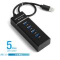 Mini USB HUB 3.0 5Gbps 4 Ports Micro Splitter Adapter. 