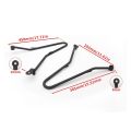 OYPFXMI 1 Pair Motorcycle Saddlebags Brackets Support Left and Right Side for Bonneville/SE T100 2001-2015 - Black. 