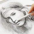 6pcs/set Blending Smudge Stump Stick Tortillon Sketch Art White Drawing Charcoal. 