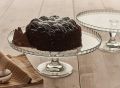 Pasabahce Patisserie Footed Service Glass Plate Cake Stand Server (32 cm, Upward Facing). 