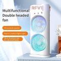Rechargeable Double Ended Spray Fan With Battery Backup And Remote Controller. 