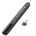 High-quality 2.4GHz Wireless Presentation Clicker Charging Hyperlink PPT Laser Flip Pen Infrared Remote Red Light Laser Pointer Projector Presentation. 