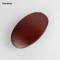 Sutuiying 1pc wooden anti-static bristle men's beard brush high-end curved bristle bamboo wooden beard comb men's styling tool. 