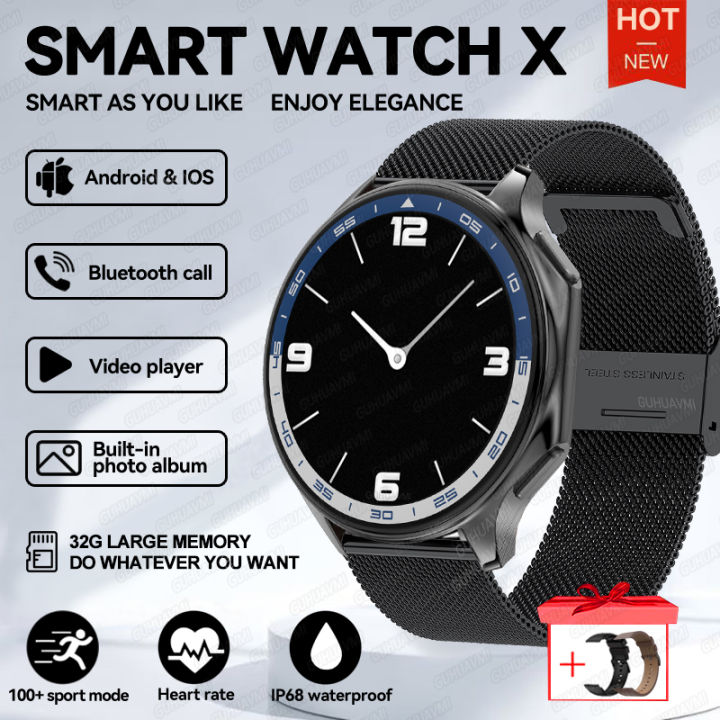 HOT%20DT%20Watch%20X%20Smart%20Watch%20Men%20466*466%20AMOLED%20HD%20Screen%2032gB%20Memory%203D%20Surround%20Vision%20Watch%20BT%20Call%20IP68%20Waterproof%20Smartwatch%20Man%20-%20Image%207
