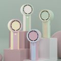 Lightweight Portable Mini Handheld Fan Low Noise Rechargeable Small Electric Fan Multifunctional Cooling Fan for Office Desk Student. 