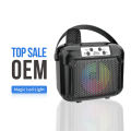 Portable 4-Inch Bluetooth DJ Speaker Set – Wireless Microphone, Powerful Bass, LED Party Lights, Home Entertainment & Outdoor Music Speaker. 