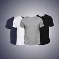 Binay Embroidery Cotton Plain T-Shirt For Men 4 Pcs Combo Set - Fashion | T-Shirts For Men | Men's Upper Wear | T-Shirts |. 