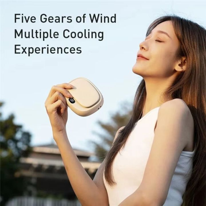Rechargeable%205%20Speed%20Adjustable%20Portable%20Rechargeable%20Fan%20Large%20Capacity%20Battery%20Handheld%20Design%20Hanging%20Neck%20Fan%20Multi-function%20Display%20Screen%20Personal%20Small%20Fan%20Outdoor%20Travel%20-%20Image%207