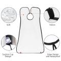 Beard Apron Cape Beard Trimming Bib for Men Shaving with 2 Suction Cups for Mirror. 