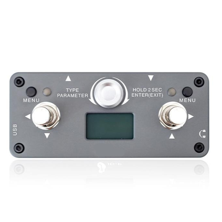 Versatile Grey Guitar Effect Pedal, Small and Convenient with 16 User Modes for Musicians