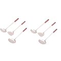 fasdaga 2X Wok Spatula and Ladle,Skimmer Ladle Tool Set, 17Inches Spatula for Wok, 304 Stainless Steel Wok Spatula. 