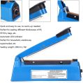 Impulse Sealer, Metal Fs 200 Portable Manual Plastic, Poly, Pe Bag Heat Sealing Machine. 