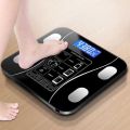 Bluetooth Weighing Scale Human Body Weight Machine Digital (Tempered) with Battery & Temperature Indicator. 