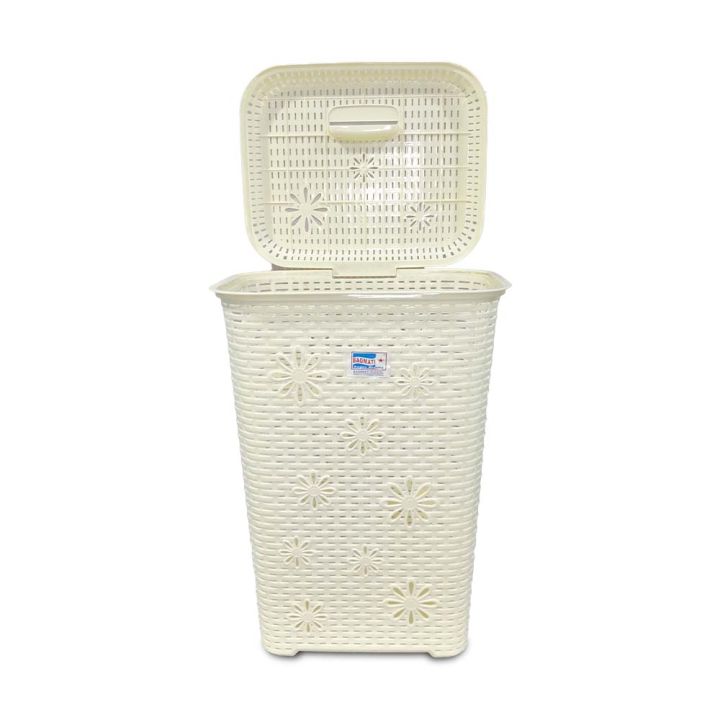 Plastic%20Square%20Shape%20Laundry%20Basket%20Organizer%20With%20Lid%20-%20Image%202