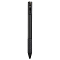 ARELENE Geometric Metal Crinkle Pen Fidget, Stress Relief Metal Shape Shifting Switchpen, 0.5mm Retractable Gel Pen, Black. 