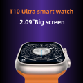 Smartwatch T10 Ultra Smartwatch 2.09" Calling Wireless Charging Crown Working Infinite Display with Real Screws. 