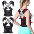 Adjustable Back Posture Belt Office Home Gym Back Straightener Posture Corrector. 