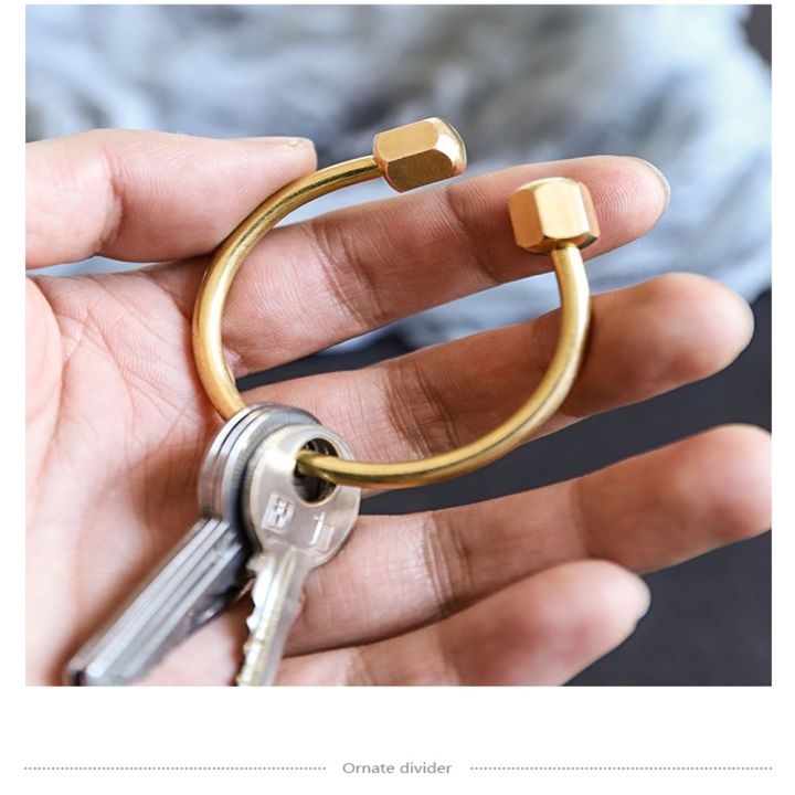 Unique%20DIY%20Craft%20Tools%20Buckles%20Jewelry%20Accessories%20Key%20Ring%20Pendant%20Brass%20Keychain%20-%20Image%207