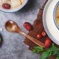 NAMUNY 6X Small Wooden Spoons & 2 Pcs Wooden Soup Ladle Long Handle Large Spoon Wood Scoop Kitchen Serving Spoon. 